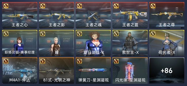 穿越火线：枪战王者5王者 95英雄武器 5英雄角色 112万化 新锐