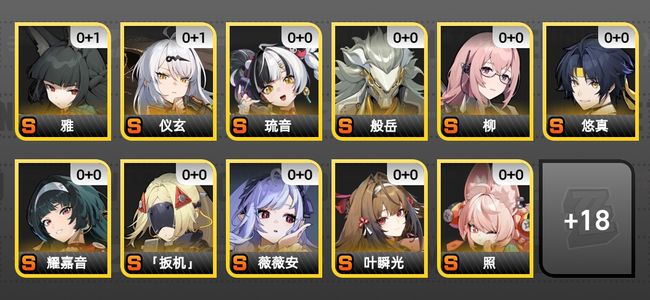 绝区零29黄 23角色黄 17S角色 6S音擎 9S邦布 女主 58