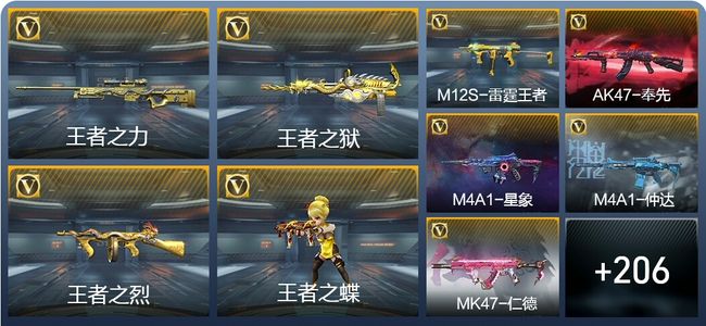 穿越火线：枪战王者V8 23王者武器 230英雄武器 8英雄角色 357万化 枪王