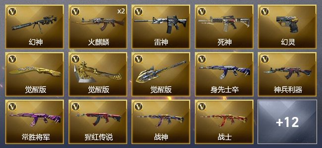 穿越火线（CF）41V武器 7皮肤 可排位 枪王