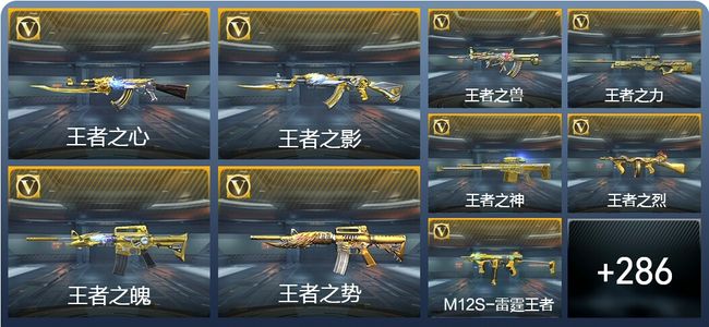 穿越火线：枪战王者V9 35王者武器 322英雄武器 6英雄角色 593万化 大师SS