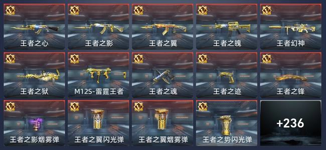 穿越火线：枪战王者V8 21王者 239英雄武器 11英雄角色 469万化 新锐