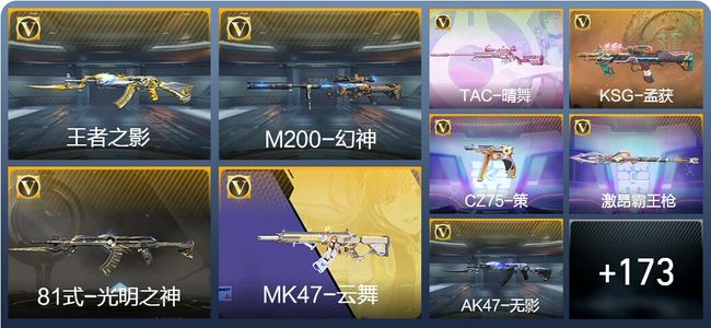 穿越火线：枪战王者11王者武器 182英雄武器 6英雄角色 260万化 枪皇