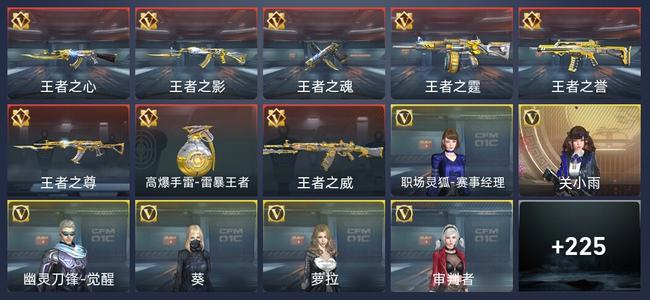 穿越火线：枪战王者8王者 229英雄武器 10英雄角色 400万化 传奇
