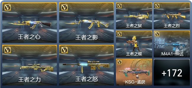 穿越火线：枪战王者V7 22王者武器 181英雄武器 3英雄角色 333万化 枪圣SSS