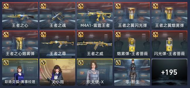 穿越火线：枪战王者V5 10王者 202英雄武器 7英雄角色 316万化 枪神