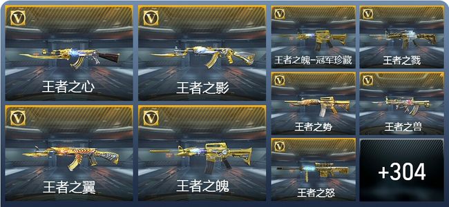 穿越火线：枪战王者V10 39王者武器 342英雄武器 10英雄角色 574万化 大师S