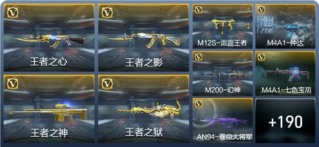 穿越火线：枪战王者V6 11王者武器 219英雄武器 6英雄角色 378万化 枪王