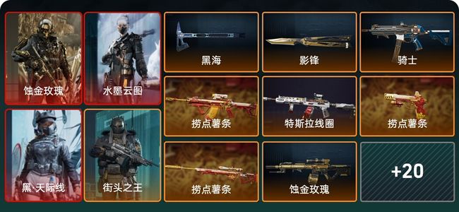 三角洲行动总资产458M 8干员外观 黑鹰