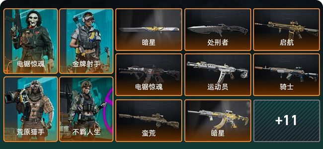 三角洲行动总资产178M 4干员外观 2传说近战 21传说枪械 黑鹰