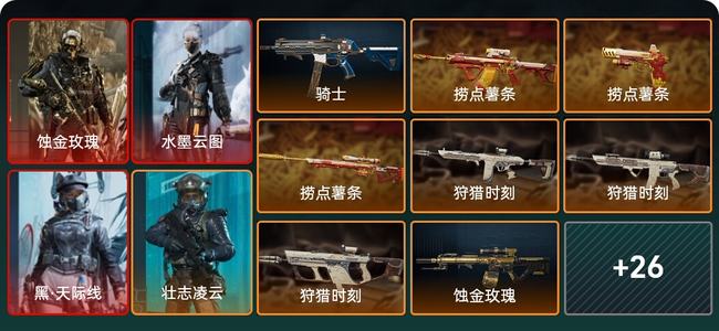 三角洲行动总资产38M 6干员外观 34传说枪械 黄金