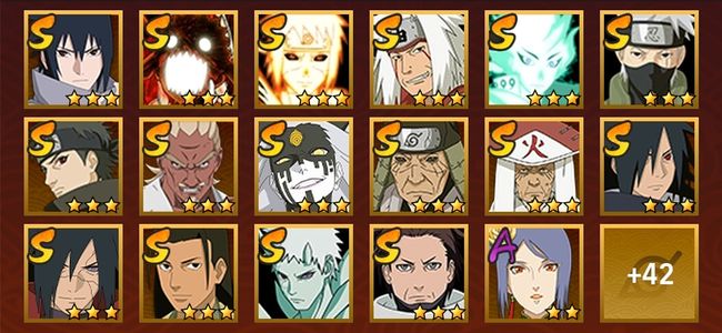 火影忍者V11 23S忍 36A忍 182忍 2656S碎片 23通灵 1000W战力 前500名 影级