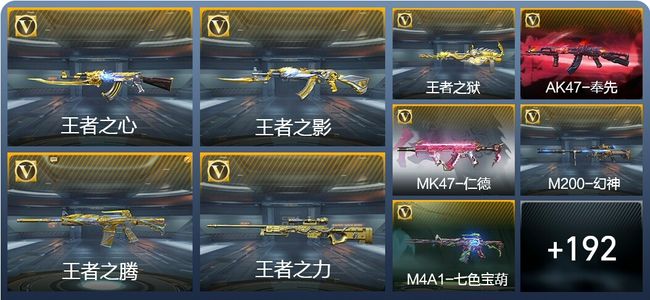 穿越火线：枪战王者V8 14王者武器 223英雄武器 9英雄角色 434万化 枪王SS