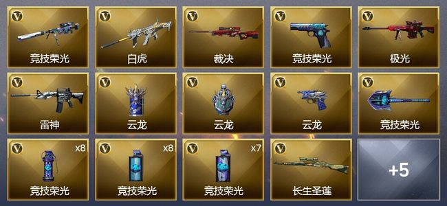 穿越火线（CF）34V武器 1V角色 2皮肤 可排位 宗师