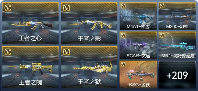 穿越火线：枪战王者V7 16王者武器 218英雄武器 10英雄角色 425万化 精英