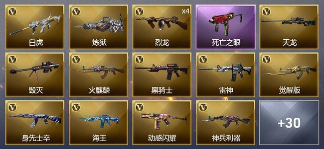 穿越火线（CF）35V武器 1V角色 16皮肤 可排位 新锐