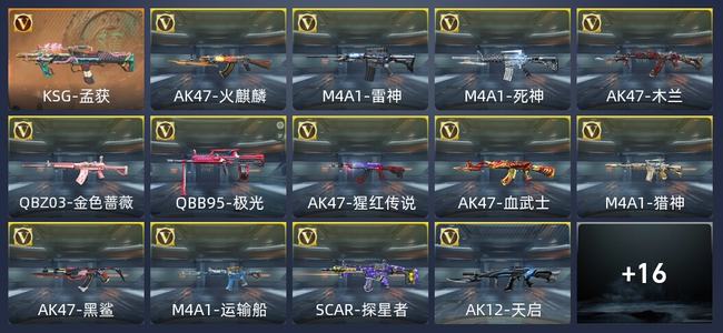 穿越火线：枪战王者30英雄武器 38万化 精英