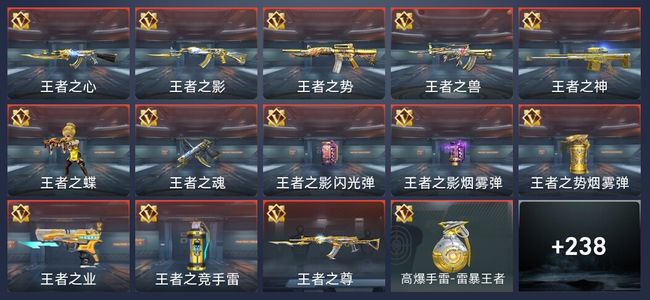 穿越火线：枪战王者V6 14王者 278英雄武器 5英雄角色 489万化 枪皇SSS