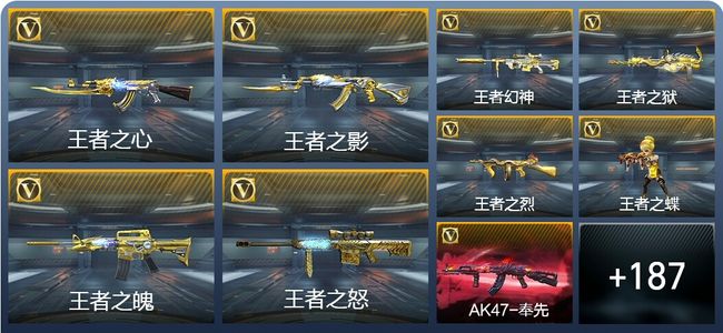 穿越火线：枪战王者V8 48王者武器 213英雄武器 8英雄角色 400万化 大师