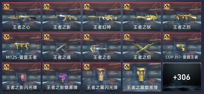 穿越火线：枪战王者V7 25王者 308英雄武器 12英雄角色 490万化 传奇