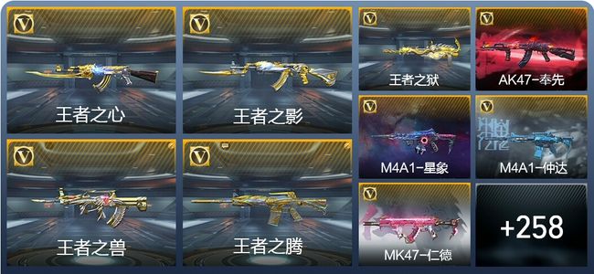 穿越火线：枪战王者V8 21王者武器 297英雄武器 8英雄角色 650万化 大师S