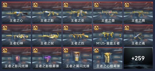 穿越火线：枪战王者V8 28王者 262英雄武器 11英雄角色 363万化 新锐