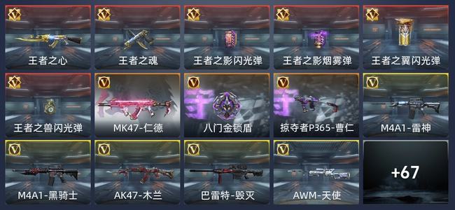 穿越火线：枪战王者6王者 81英雄武器 80万化 专家S