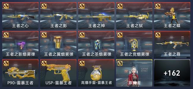穿越火线：枪战王者V4 13王者 170英雄武器 6英雄角色 219万化 新锐
