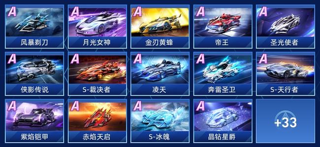 QQ飞车手游V7 30永久A车 47永久赛车 31宠物 男号 星耀