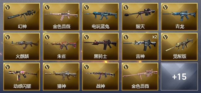 穿越火线（CF）26V武器 1V角色 12皮肤 可排位