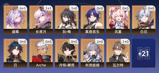 崩坏:星穹铁道35黄 23角色黄 12光锥黄 12五星角色 4五星光锥 70级 女主