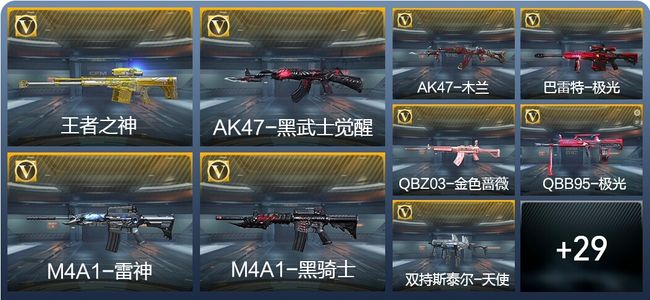 穿越火线：枪战王者1王者武器 39英雄武器 专家S