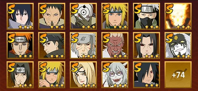 火影忍者V11 31S忍 60A忍 267忍 3975S碎片 20通灵 1000W战力 前500名 上忍