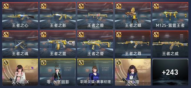 穿越火线：枪战王者V6 10王者 247英雄武器 10英雄角色 318万化 枪皇SSS