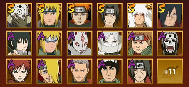 火影忍者V10 8S忍 22A忍 28忍 400W战力 中忍