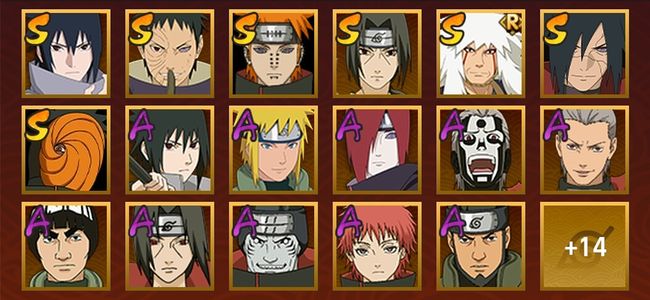 火影忍者V9 8S忍 23A忍 31忍 500W战力 见习