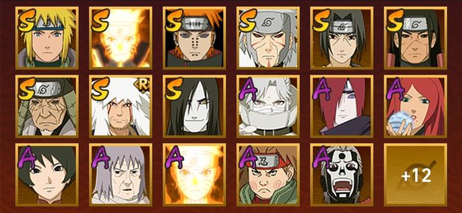 火影忍者V1 11S忍 18A忍 29忍 800W战力 中忍