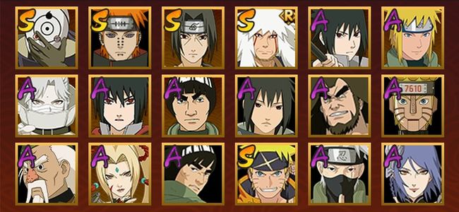 火影忍者V8 5S忍 13A忍 18忍 300W战力 上忍