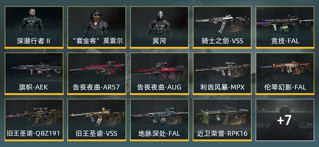 暗区突围库存价值25.1M 3近战武器 3金套装 14金枪皮 信誉5级 暗区传说