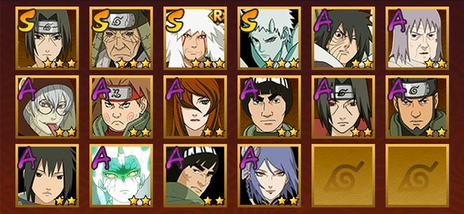 火影忍者4S忍 12A忍 55忍 455S碎片 10通灵 200W战力 中忍