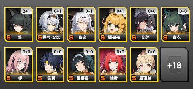 绝区零33黄 25角色黄 17S角色 8S音擎 7S邦布 男主 60