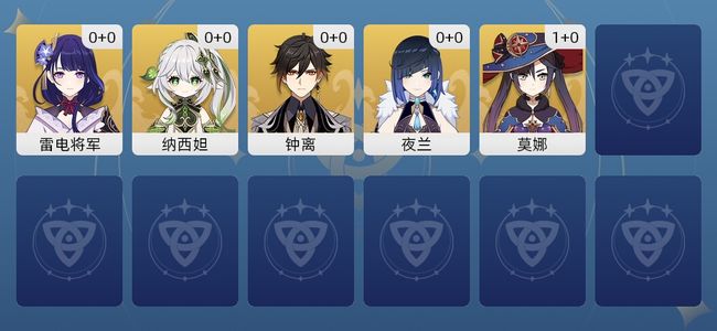 原神6黄 6角色黄 5五星角色 女主 40级