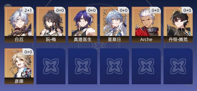 崩坏：星穹铁道10黄 9角色黄 1光锥黄 7五星角色 1五星光锥 10级 男主