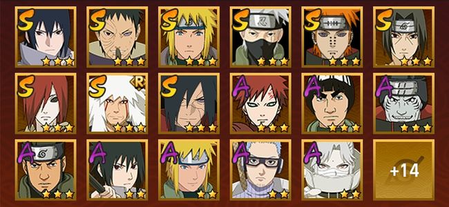 火影忍者V5 9S忍 22A忍 122忍 1116S碎片 14通灵 500W战力 上忍