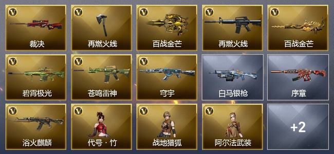 穿越火线（CF）8V武器 4V角色 6皮肤 可排位