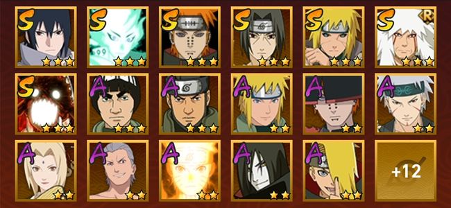 火影忍者V12 7S忍 22A忍 116忍 997S碎片 15通灵 400W战力 前500名 暗部