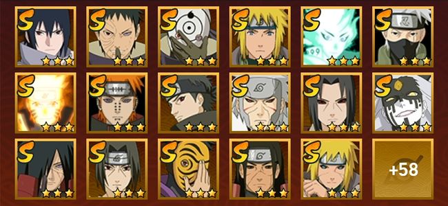 火影忍者V11 33S忍 43A忍 223忍 3888S碎片 23通灵 1000W战力 前500名 上忍