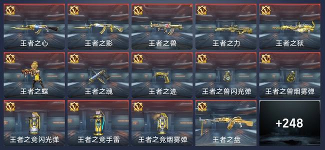 穿越火线：枪战王者V6 14王者 254英雄武器 8英雄角色 355万化 传奇