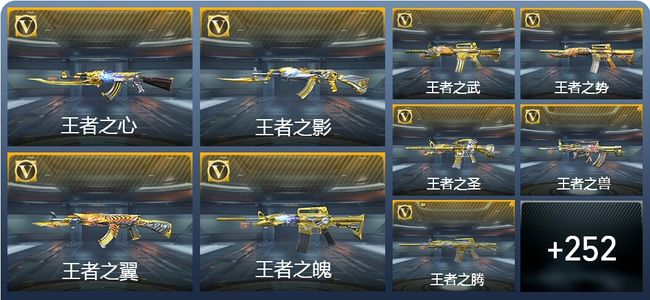 穿越火线：枪战王者55王者武器 261英雄武器 14英雄角色 654万化 大师SS