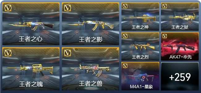 穿越火线：枪战王者29王者武器 268英雄武器 13英雄角色 528万化 专家